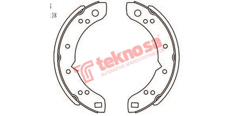 Brake Shoes Nissan 1400 993 2008