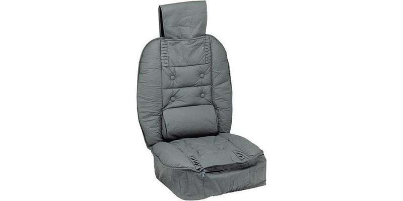 Car Seat Cover Delux Cushion Grey 1Pc