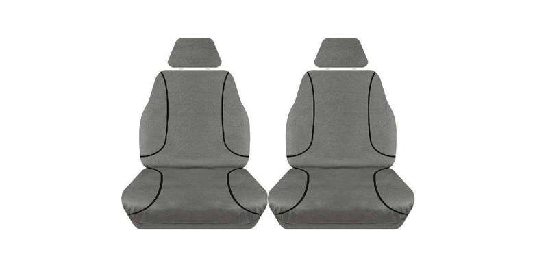 Car Seat Cover Outer Limit 11 Piece Grey Toyota Hilux Double Cab Seat Cover Set 2010-2016+