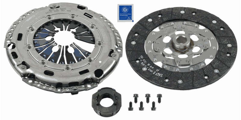 Clutch Kit Audi A3 1.6Tdi,1.9Tdi,2.0Fsi (Cayc,Bls,Bxe,Bk,Axw,Mbm,Blx,Bly,Bv) Seat (Blr) Vw Eos (B...