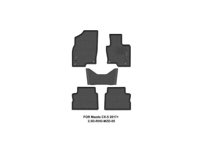 Custom Dna Mazda Cx-5 2017+ Black Rubber Car Mats