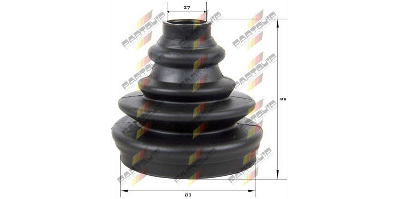 Cv Joint Boot & Clamps Alfa Romeo 96-06 155 2.5, 156 2.5, 3.2, 164 3.0