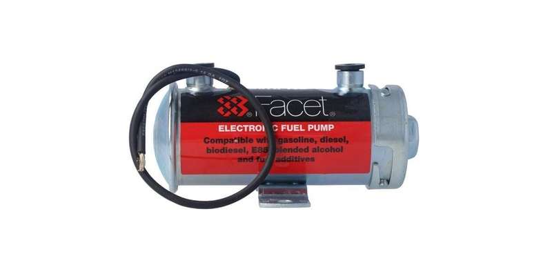 Facet 476088E 24V Fuel Pump  Gold-Flo Cylindrical | 32 GPH, 45 PSI | Universal Fit