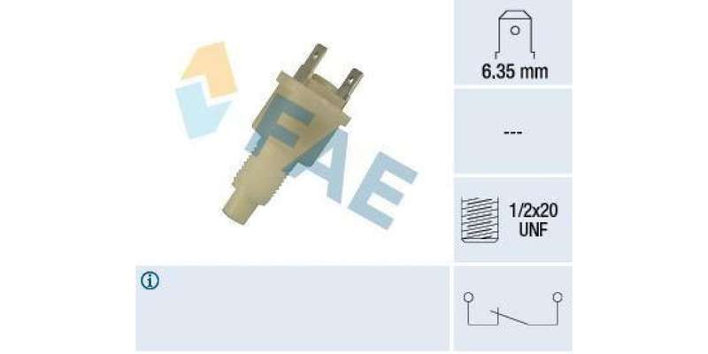 Fae-Brake Light Switch 2Pin 1/2-20Unf (24300Fae)