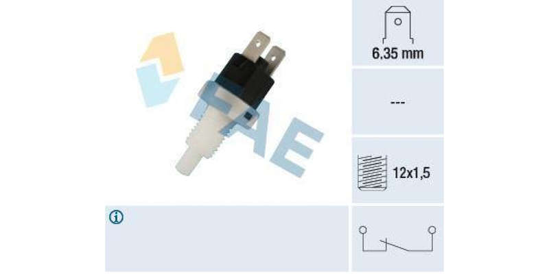 Fae-Brake Light Switch 2Pin M12X1 50 (24200)