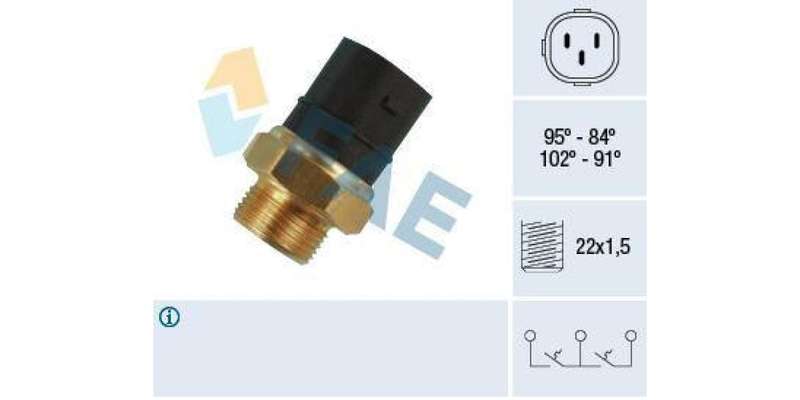 Fae-Fan Switch 95-90C M22X1 5 (38180)