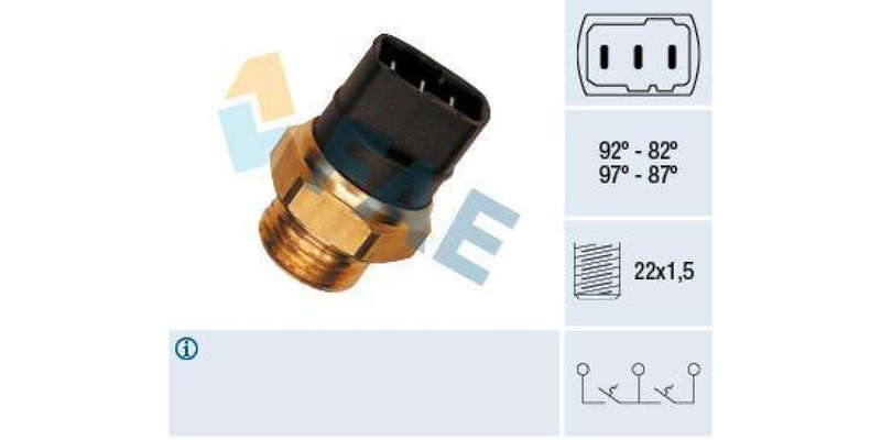 Fae-Fan Switch 97-87C M22X1 5 (38150)