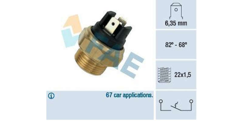 Fae-Fan Switch Fs17082-68C M22X1 5 (37350)
