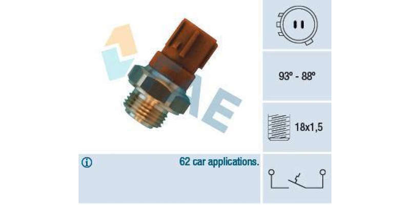 Fae-Fan Switch Fs203793- 88C M18X1 5 (36440)
