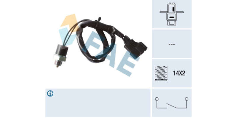 Fae-Reverse Light Switch 2 terminal M14X2 (40985)