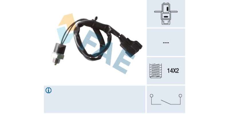Fae-Reverse Light Switch 2 terminal M14X2 (40985)