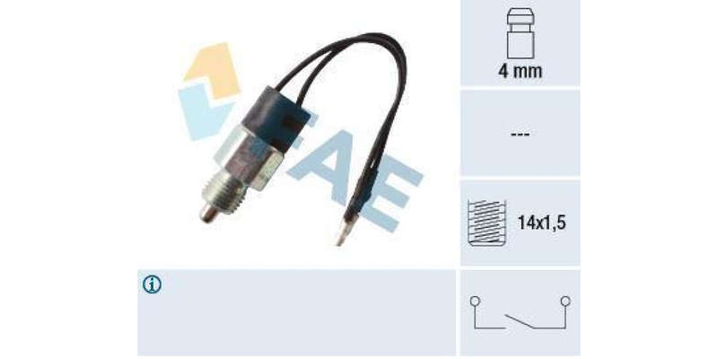 Fae-Reverse Light Switch 2Pin M14X1 5 (40530)