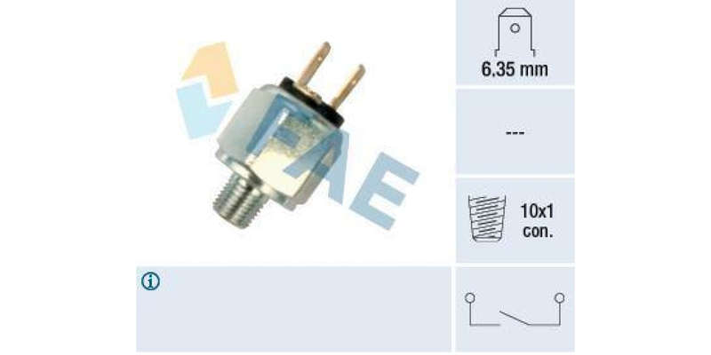 Fae-Stop Light Switch 2Pin M10X1 00 Sl143 (21080)