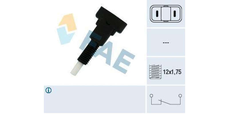 Fae-Stop Light Switch -2Pin M12X1 75 (24160)