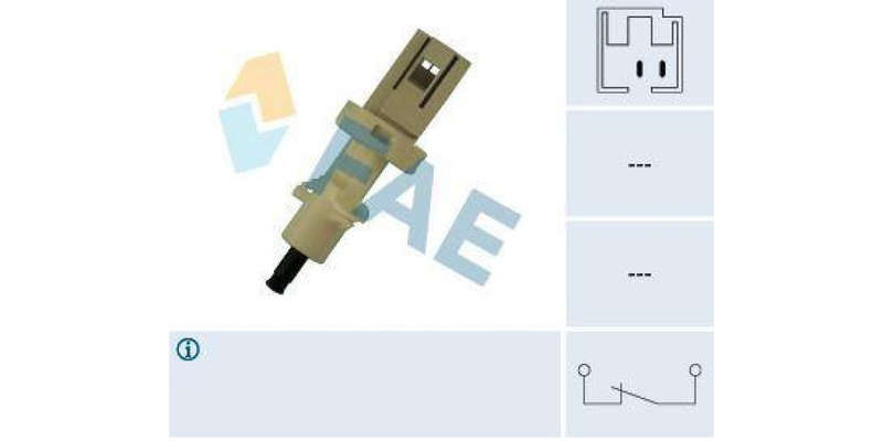Fae-Stop Light Switch 2Pin No Thread (24400)