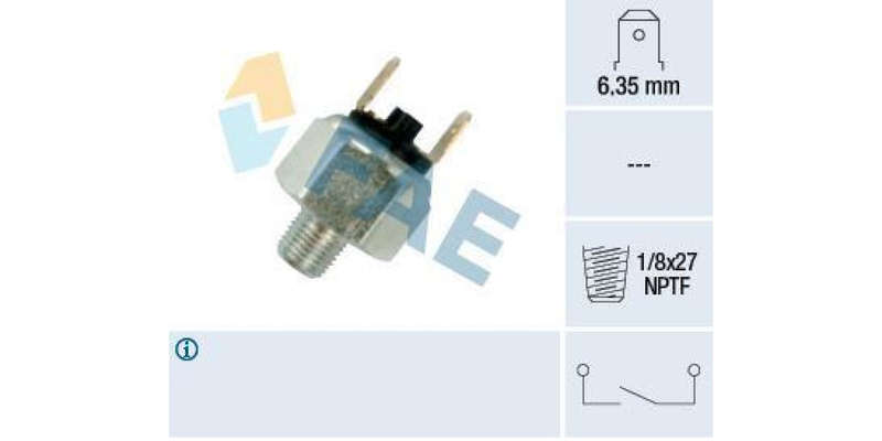 Fae-Stop Light Switch Sl147 2Pin 1/8X27Npt (21010)