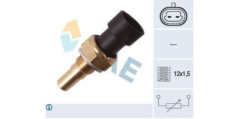 Fae-Temperature Sensor 2Pin M12X1 5 (33330)
