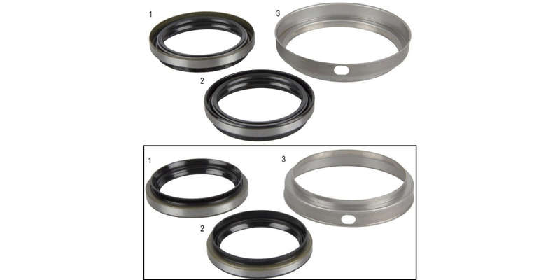 Front Wheel Oil Seal Kit Toyota Corolla 1.3, 1.6, 1.8 Only Models With Abs (96-02)