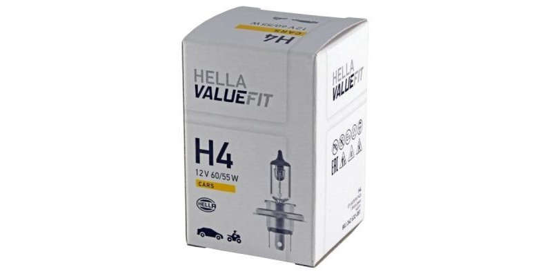Hella Bulb Std H4 12V 60W (8Gj-242632-081)
