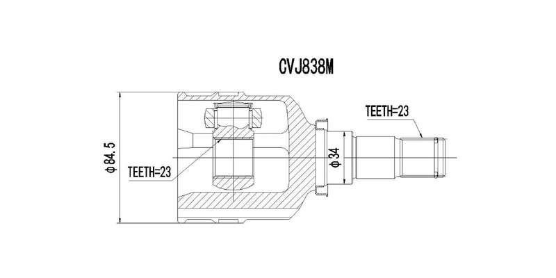 Inner Cv Joint Toyota Corolla,Runx,Tazz 2002-2007