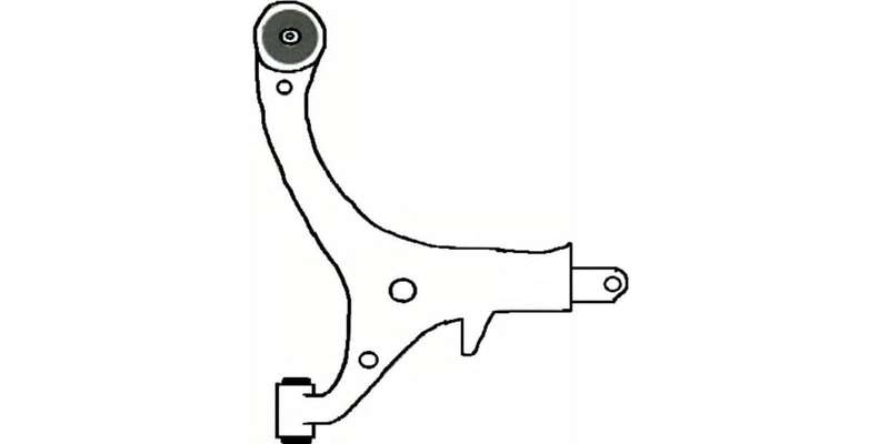 Lower Control Arm (LHS) Honda CR-V II 2.0 SUV RVi, RVSi, 2.2i-C TDi SUV, 2.4 SUV RVI, RVSi (01-07...