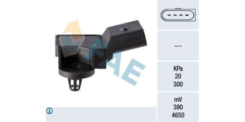 Map Sensor Audi A1 1.4 Tfsi (13