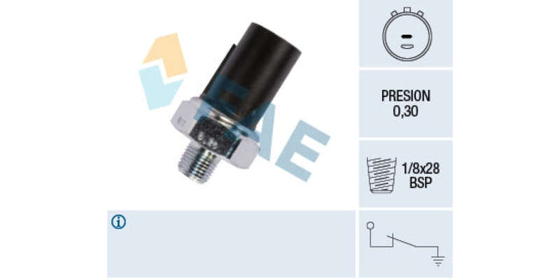 Oil Pressure Switch 0.3 1/8X28Hbsp Hyundai,Kia (G4Hg,D4Ea,D3Ea,D4Fa,G4Fa,G4Fc,,G4Fg,D4Fd,D4Eb,G6B...