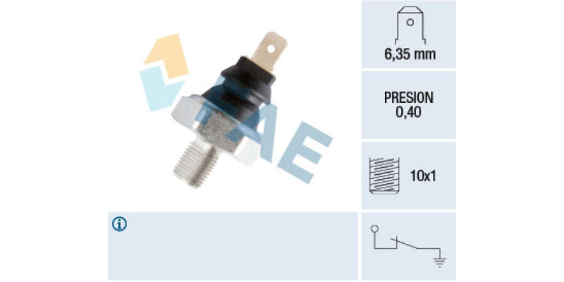Oil Pressure Switch 0.40 M10X1.00 Vw Golf 2/3 Citi Golf (Hv,Ev,Kr,Aal,Acg,Aaa,Gy,Bbv,Bcs,Afx) (FA...