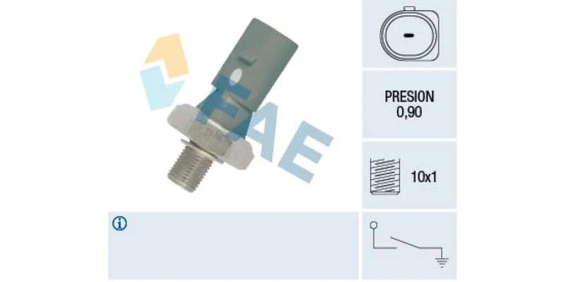 Oil Pressure Switch 0.90 M10X1.00 Audi,Vw,Seat (Bdb,Bub,Ake,Asb,Bkn,Bcz,Cgx,Cjt,Agz,Aqn,Axd) (FAE...