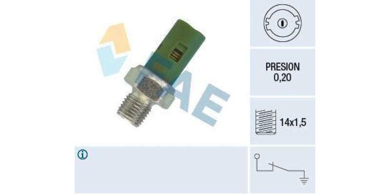 Oil Pressure Switch Gm/Niss/Opel/Ren/Suz
