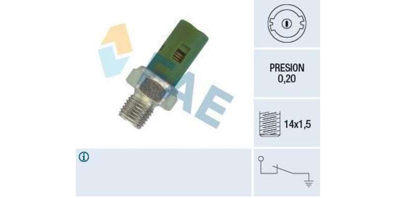 Oil Pressure Switch Gm/Niss/Opel/Ren/Suz