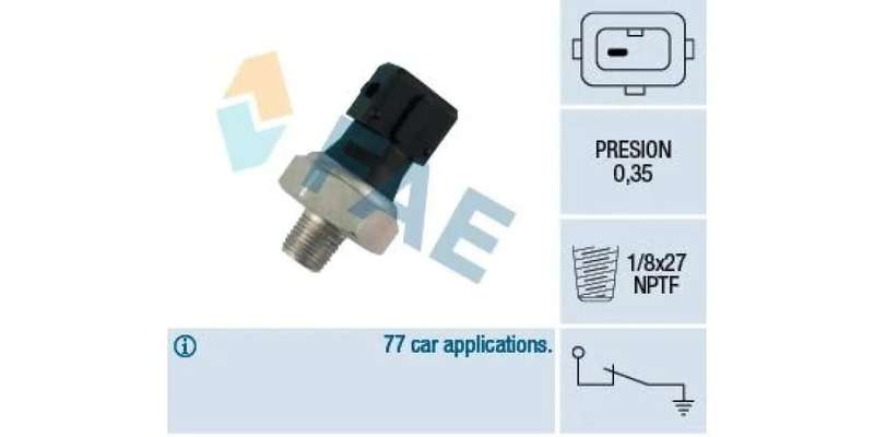 Oil Pressure Switch Hon/Landrover/Rov
