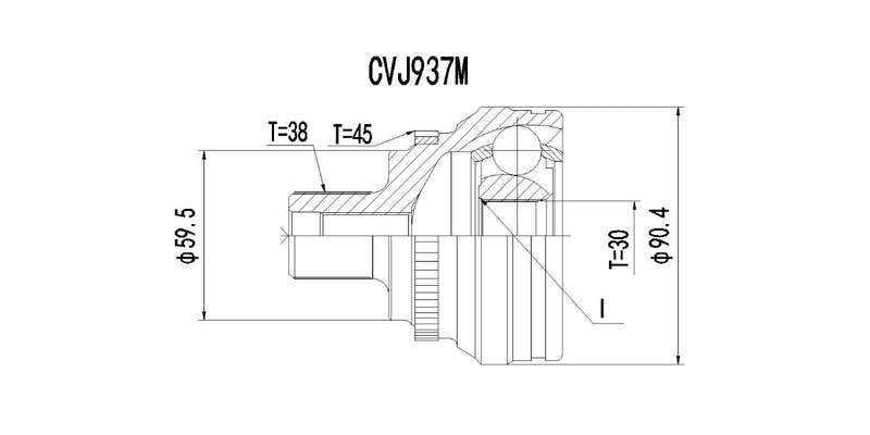 Outer Cv Joint Audi 500E,A4,A6,Kombi 1992-2005