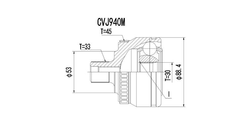 Outer Cv Joint Audi A4 1.8,Passat 1.8 1995-2005