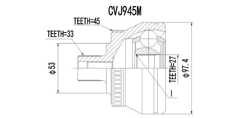 Outer Cv Joint Audi A4 1.9 Tdi 2001-2005
