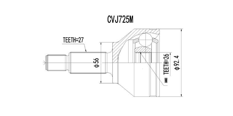 Outer Cv Joint Ford Mondeo St220 3.0,Opel Vivaro 2002>