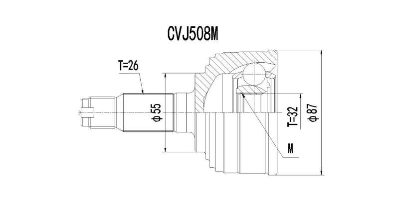 Outer Cv Joint Honda 150I Encore,160I,180E,180Imcivic 1989-2003