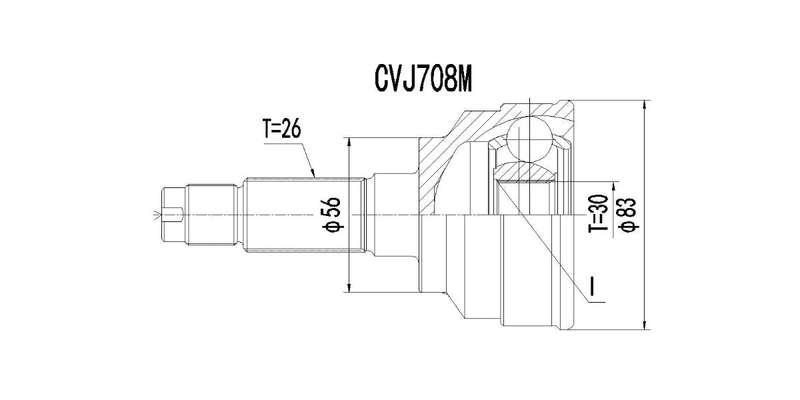 Outer Cv Joint Mazda Astina 180Se,Edute 1995-2000