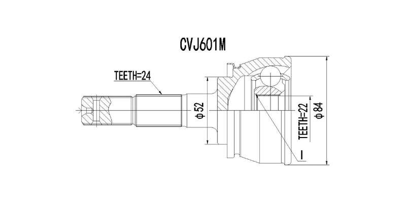 Outer Cv Joint Nissan Langley 1300Gl,1500 1983-1987