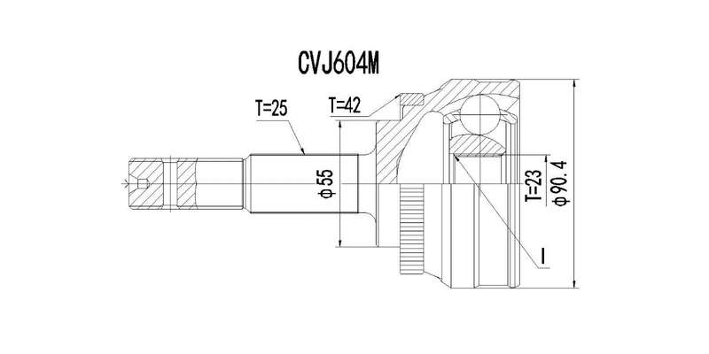 Outer Cv Joint Nissan Sabre 160Gx,Gs,Se,St 1993-1997