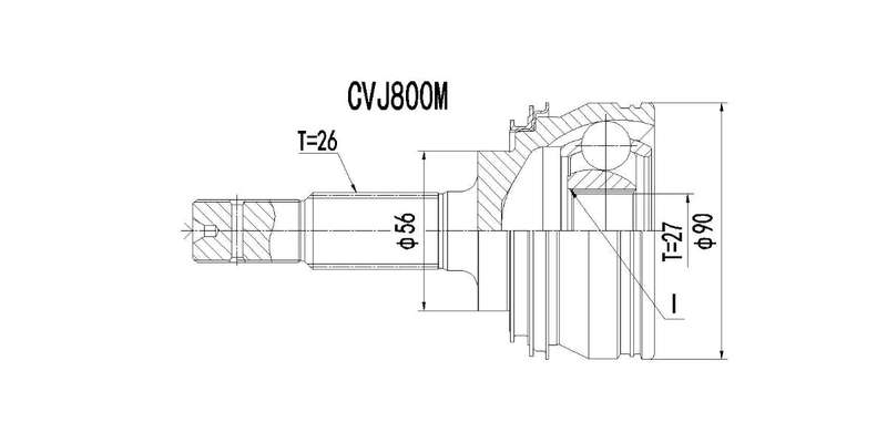 Outer Cv Joint Toyota Camry 200I 200Ei,220Si 1993-2000