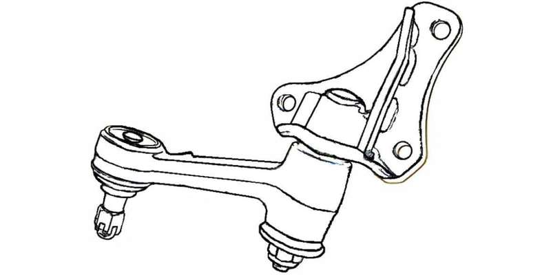Pitman Arm Mitsubishi Colt 4X4 LDV 2.5, 2.6, 3.0 Rodeo (94-98), Pajero 4X4 2.6 GLS S/W, 3.0 GLS W...
