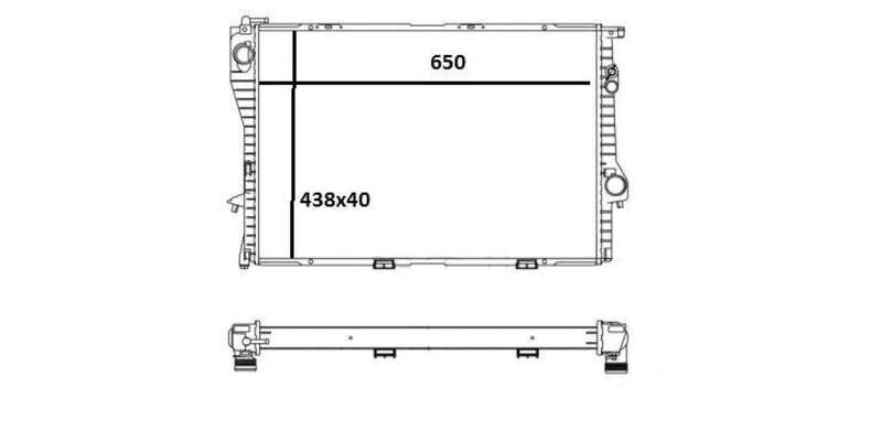 Radiator Aluminium Bmw E39 535/5 (Behr-Mahle)  6713132