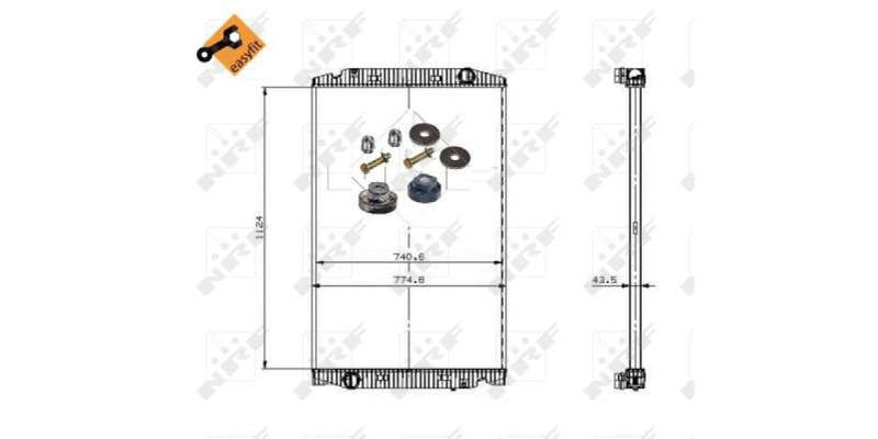 Radiator Iveco Stralis (Nrf)  509698