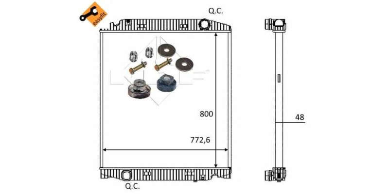 Radiator Iveco Stralis (Nrf)  559567