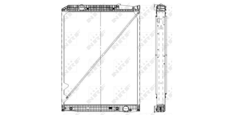 Radiator Mercedes Benz Actros (Nrf)  519578