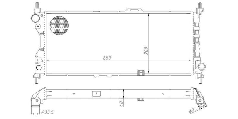 Radiator Opel Corsa 1.7 Dti,170D Ldv 4Ee1,4Ee1T 1998-2004