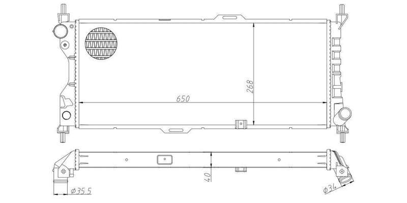 Radiator Opel Corsa 1.7 Dti,170D Ldv 4Ee1,4Ee1T 1998-2004