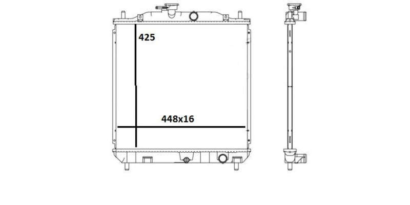 Radiator Toyota Avanza 1.3 S,Sx K3-Ve 2006-2015