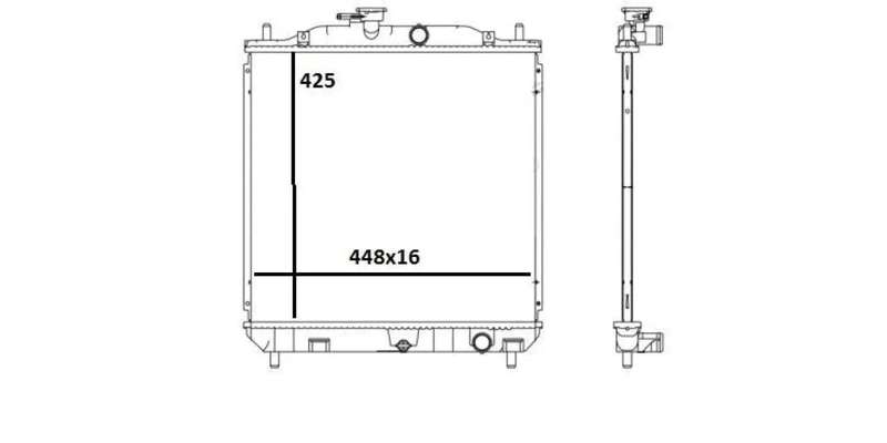 Radiator Toyota Avanza 1.3 S,Sx K3-Ve 2006-2015